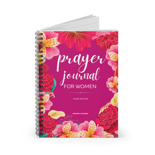 Prayer Journal for Women: Spiral Notebook
